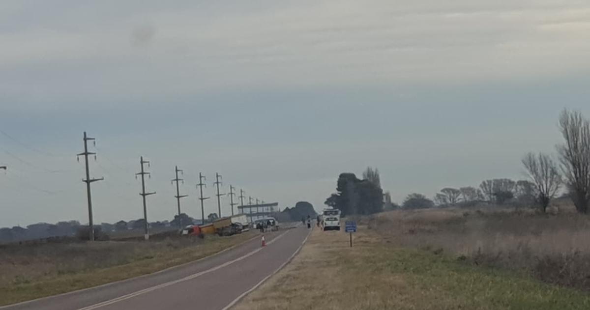 El violento siniestro vial ocurrió a primera hora de esta mañana entre Trenel y General Pico