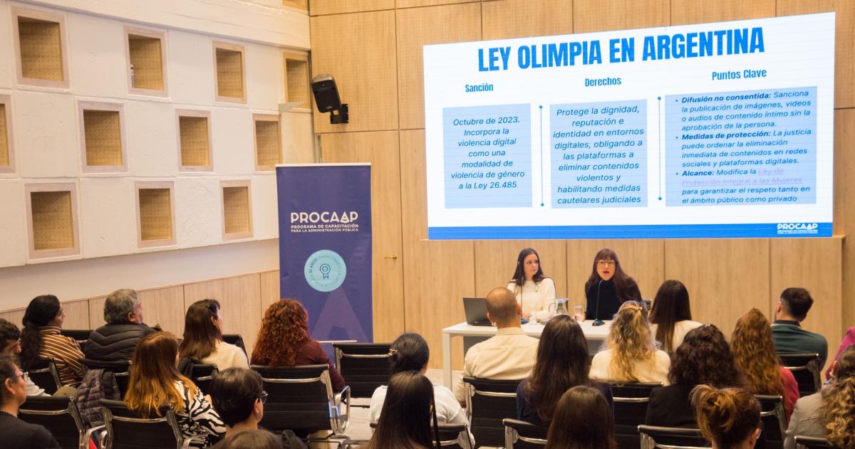 La capacitación se realizó en el Salón de Acuerdos de Casa de Gobierno