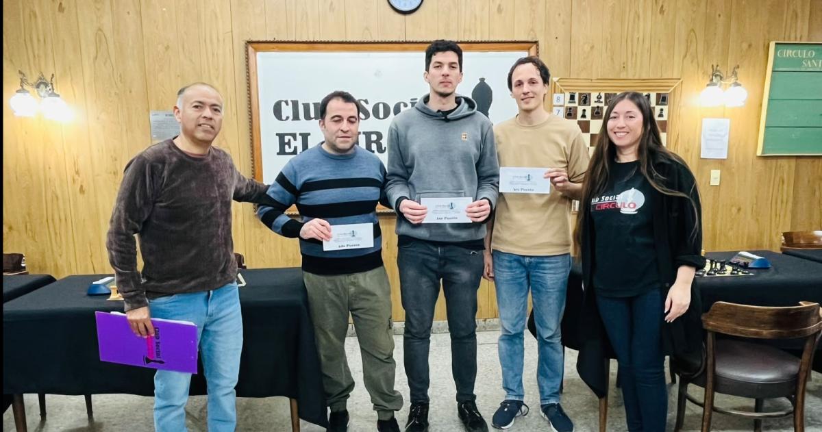 La premiación del torneo Blitz con los mejores