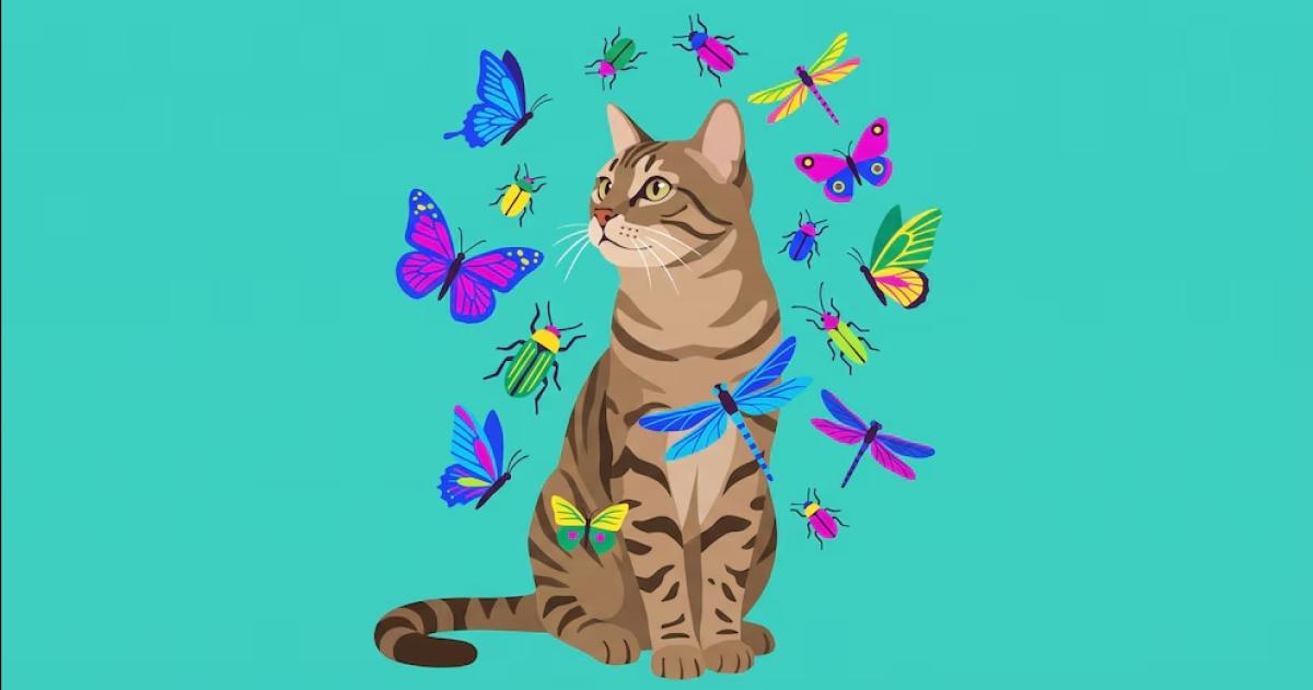 Un estudio global indicó que los gatos en libertad se encuentran entre los mamíferos que m�s insectos consumen