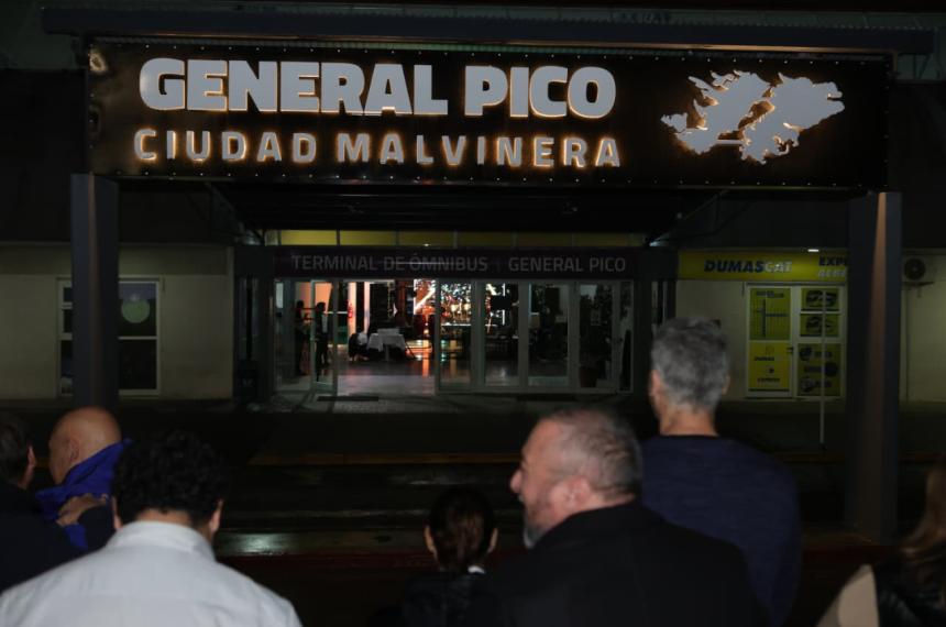 La Terminal nuevo emblema de la causa Malvinas