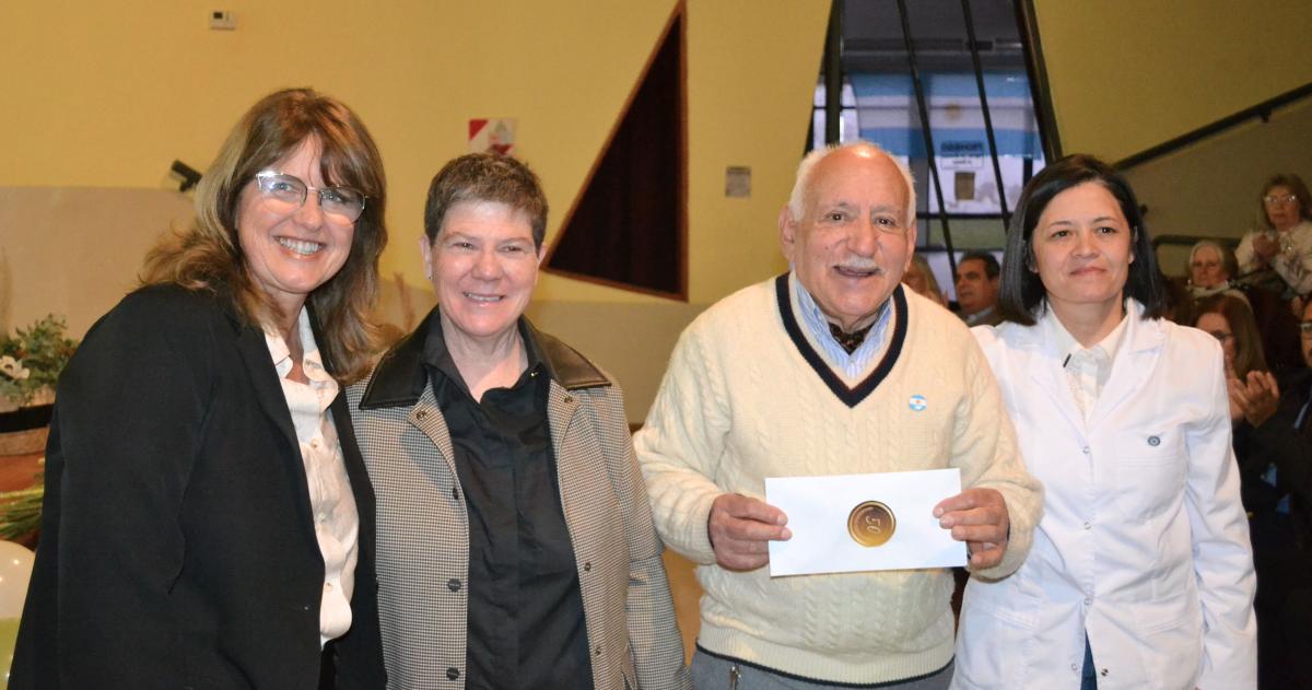 Reconocieron a Carlos Botta el impulsor de la Escuela