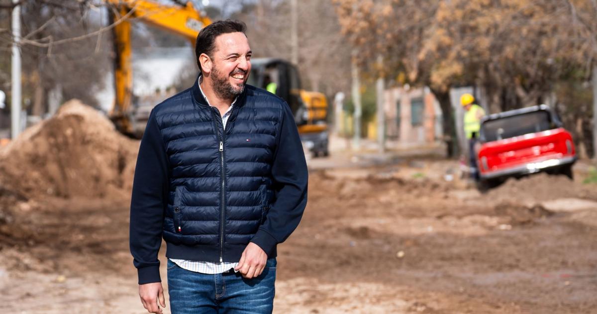El intendente santarroseño Luciano di N�poli