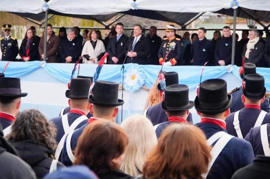 La conmemoración del 9 de Julio en la localidad de Bernasconi