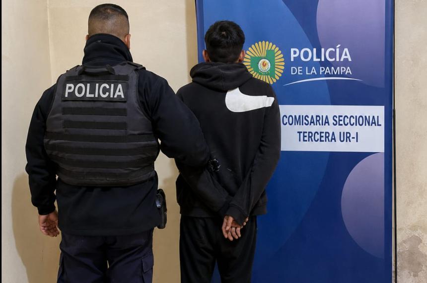 El santarroseño detenido de 38 años tiene un frondoso prontuario delictivo