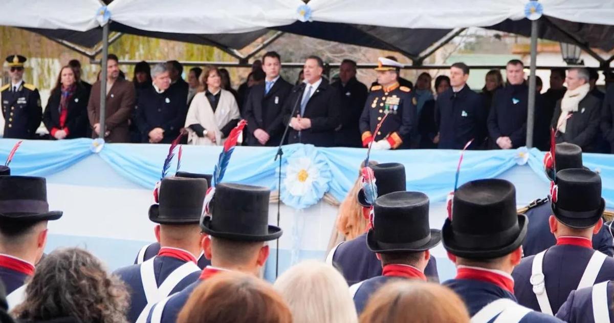 La conmemoración del 9 de Julio en la localidad de Bernasconi