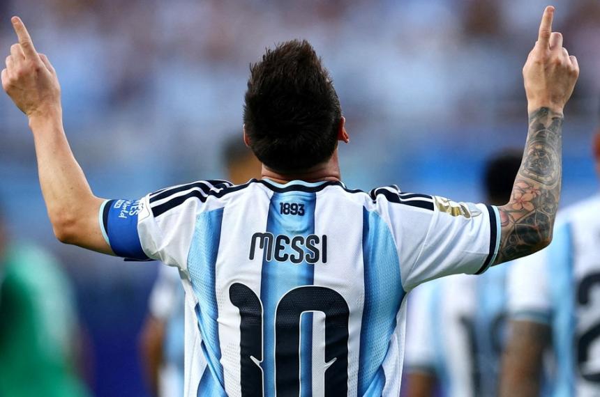 Lionel Mesi fue elegido el mejor jugador de los cuartos de final