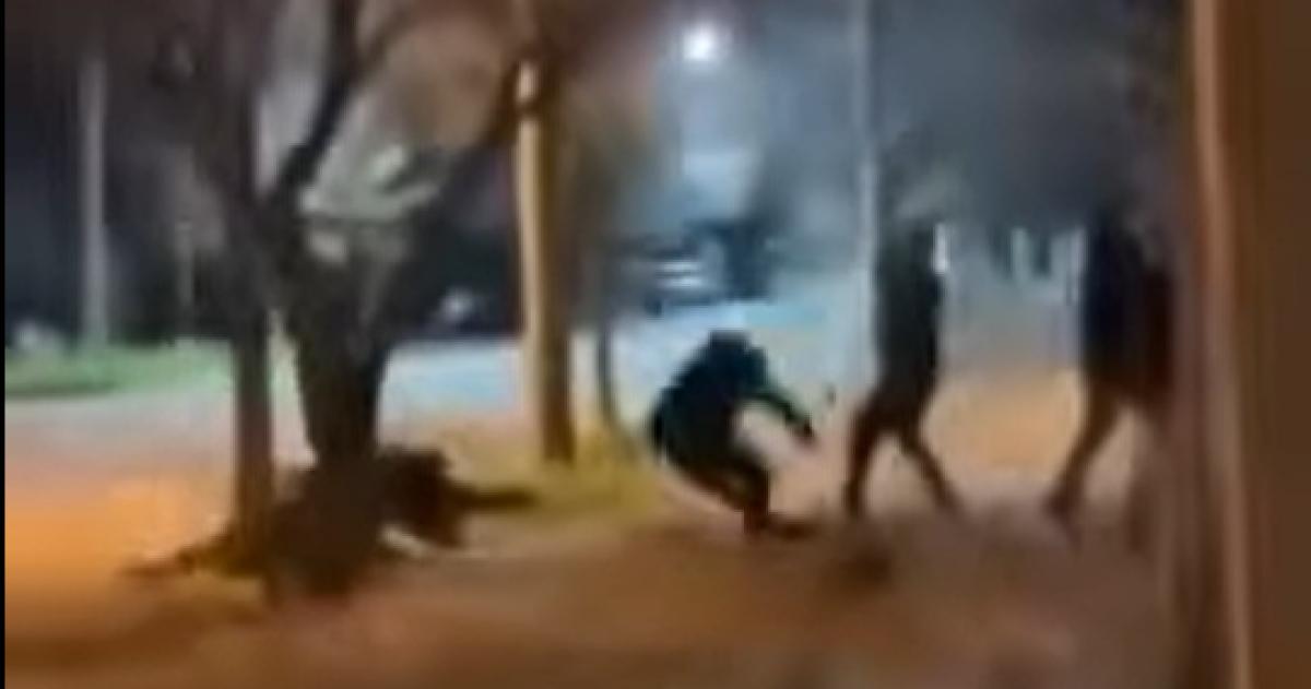 El video de la riña del viernes a la madrugada se hizo viral