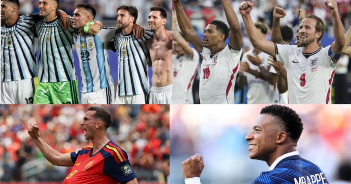 Los kilómetros que recorrió cada selección para llegar a las semifinales