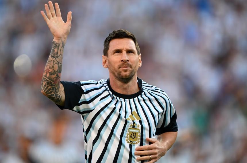 El astro Lionel Messi fue elegido como el mejor jugador de los cuartos de final