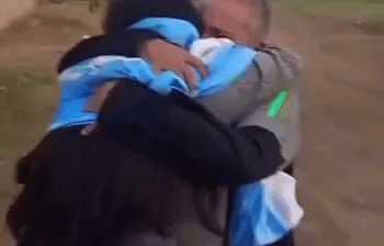 El desahogo tras el pitazo final del partido entre Argentina e Inglaterra no fue uno m�s