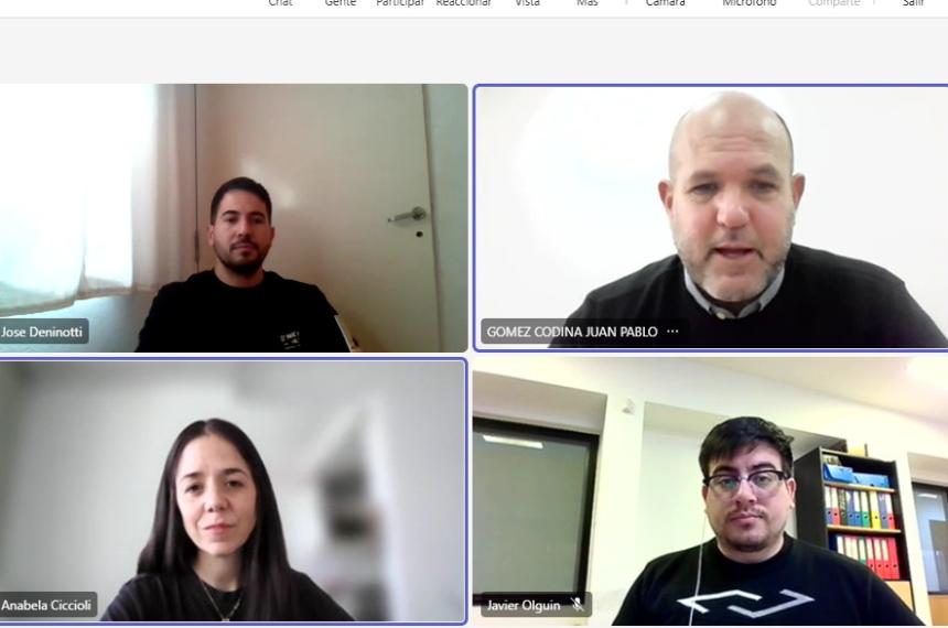 La reunión se realizó de manera virtual