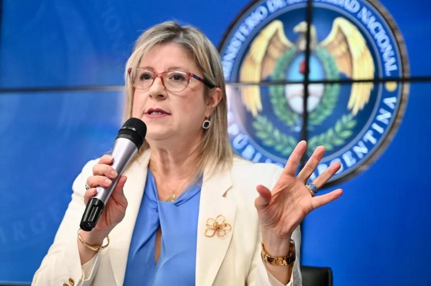 La ministra de Seguridad Alejandra Monteoliva
