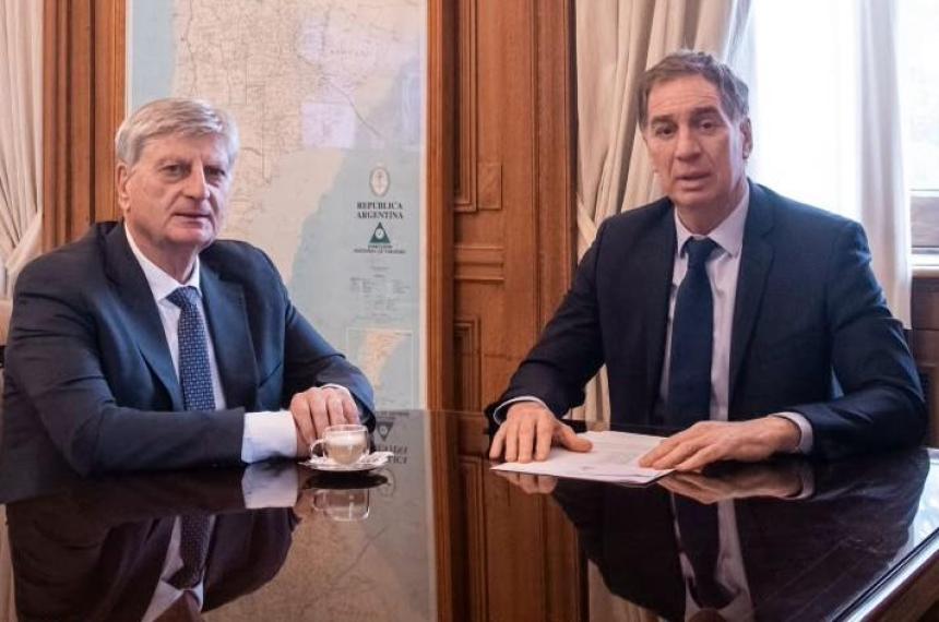 Ziliotto y Santilli se reunieron en la Casa Rosada