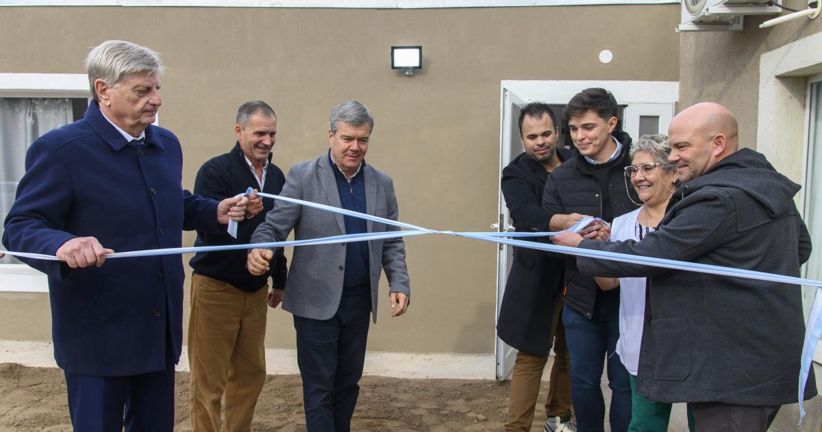 El gobernador Ziliotto acompañó al intendente de Villa Mirasol en la inauguración