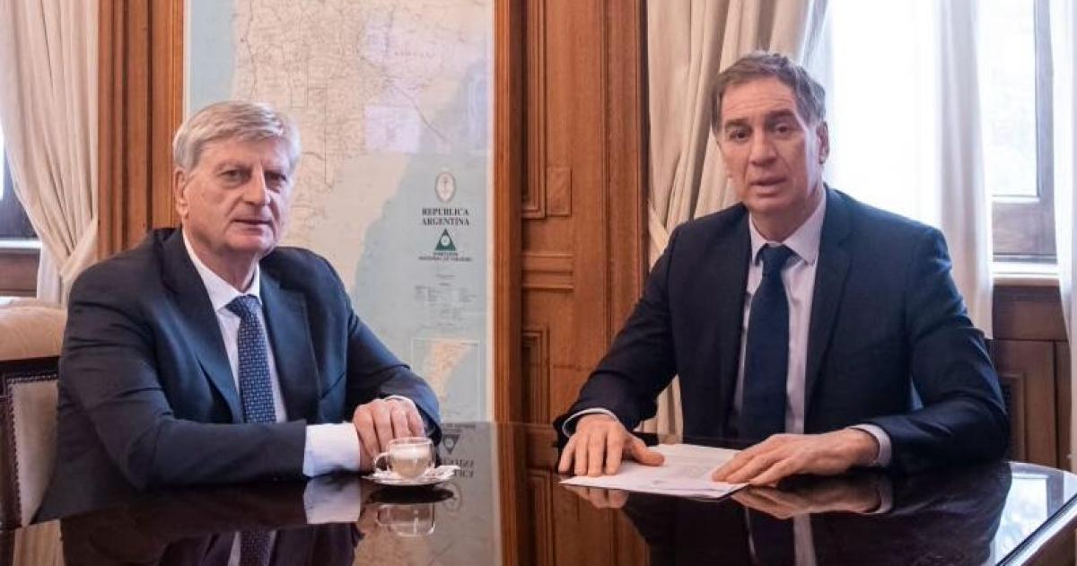 Ziliotto y Santilli se reunieron en la Casa Rosada