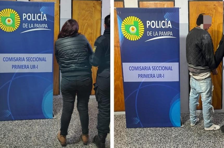 Personal de la Seccional Primera demoró a los dos sospechosos