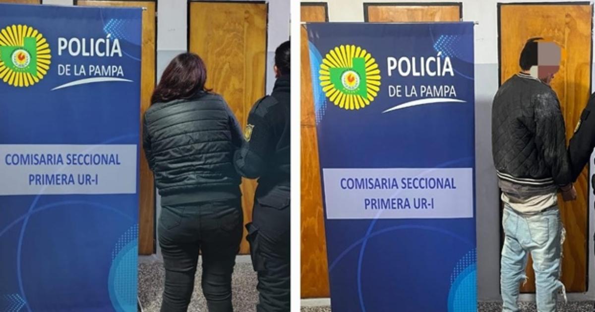 Personal de la Seccional Primera demoró a los dos sospechosos