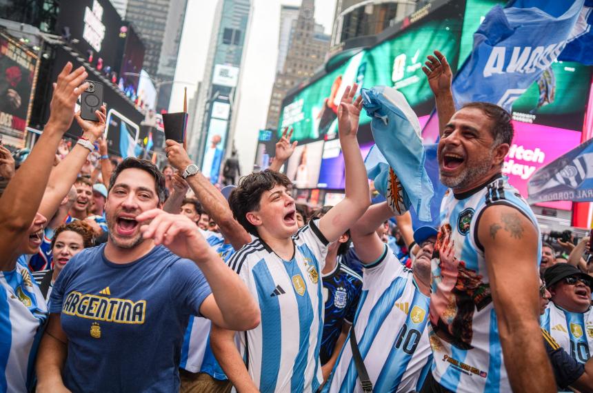 Los argentinos coparon un lugar icónico de Nueva York