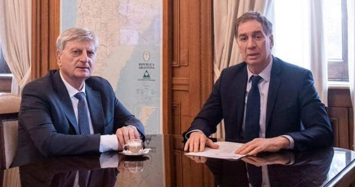 El gobernador Ziliotto durante el �ltimo encuentro con Diego Santilli