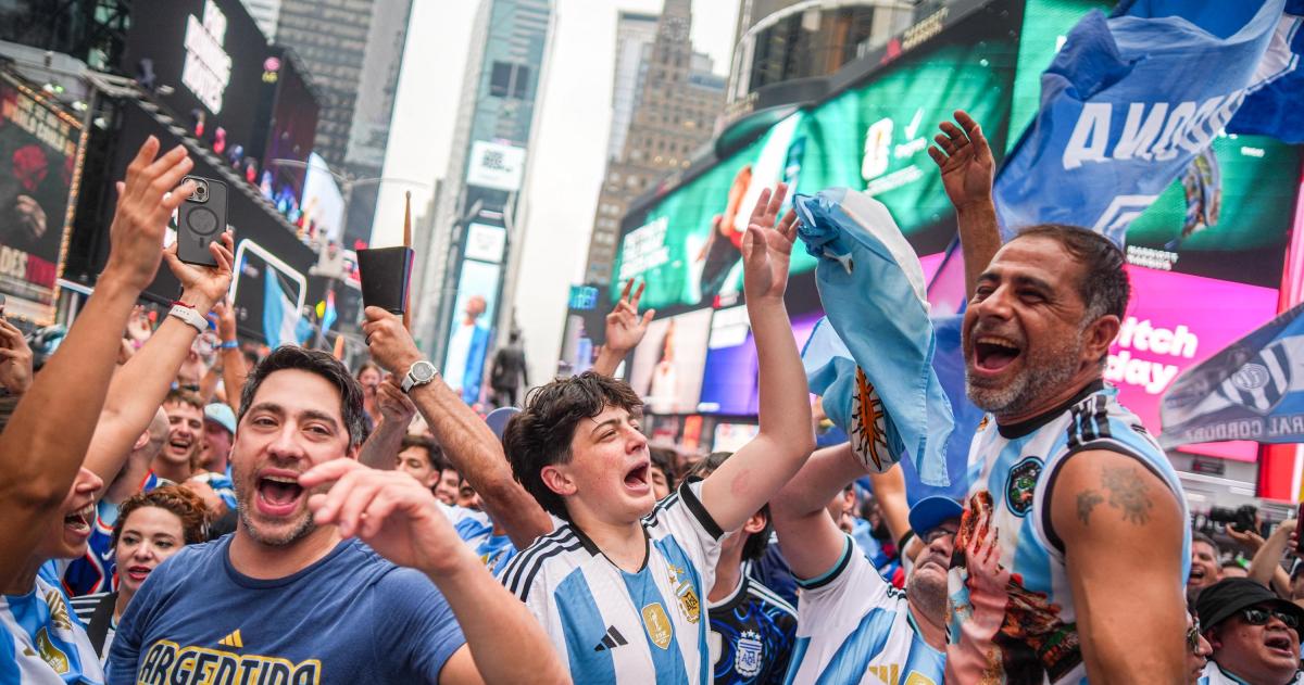 Los argentinos coparon un lugar icónico de Nueva York