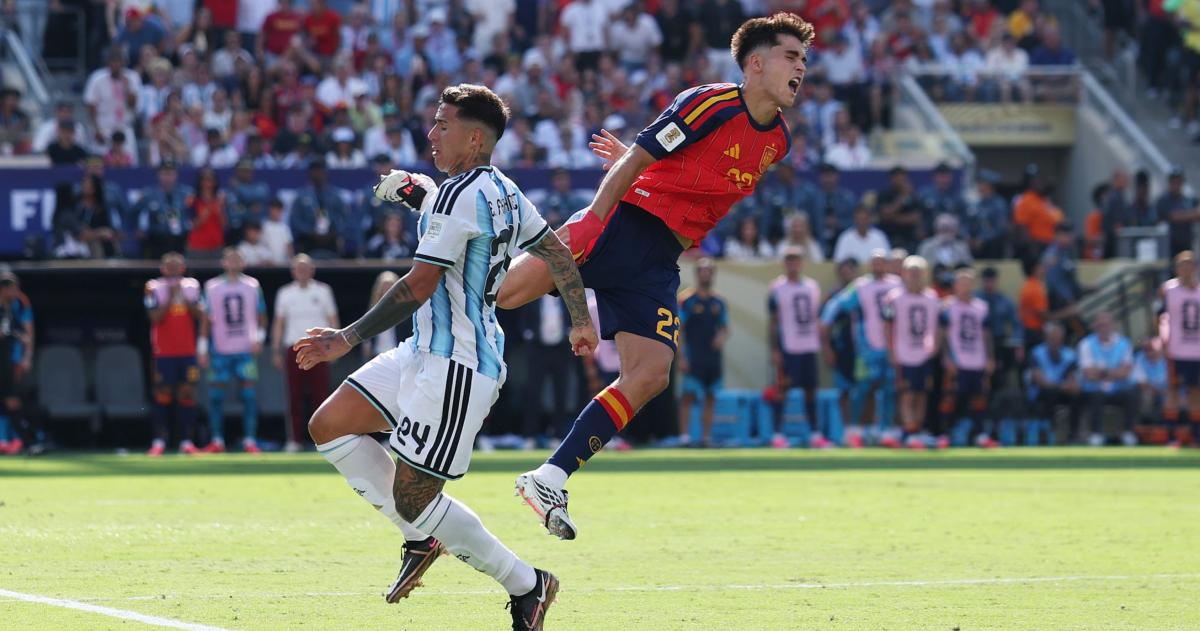 La expulsión de Enzo Fernández que dejó con 10 a Argentina