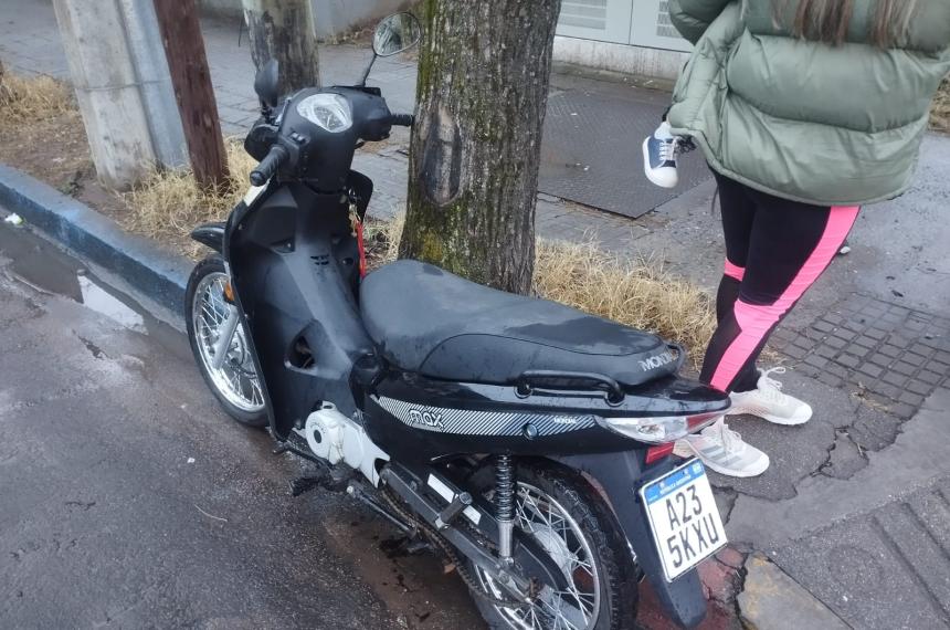 Ocurrió pasadas las 18 en la esquina de Rivadavia y Alem
