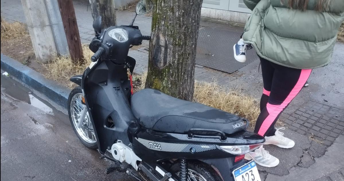 Ocurrió pasadas las 18 en la esquina de Rivadavia y Alem