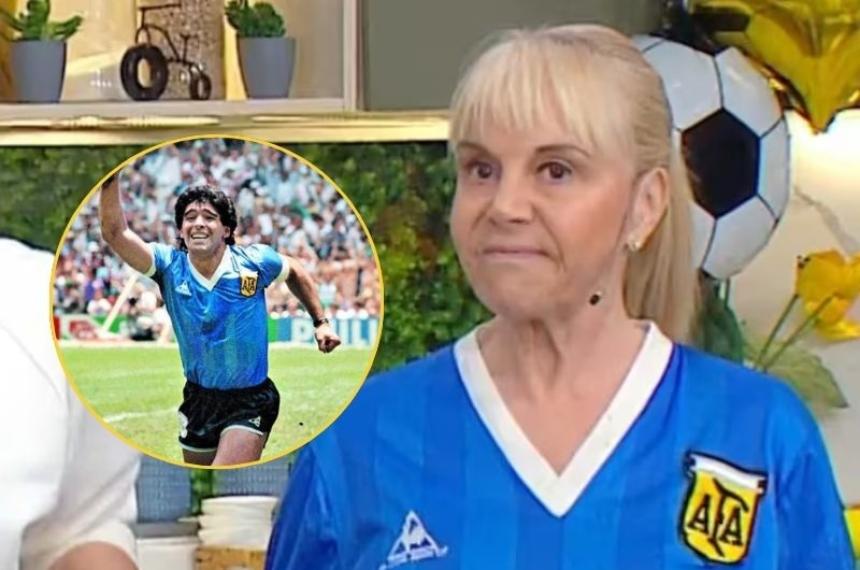 Claudia Villafañe se solidarizó con Messi y revivió el llando de Diego Maradona