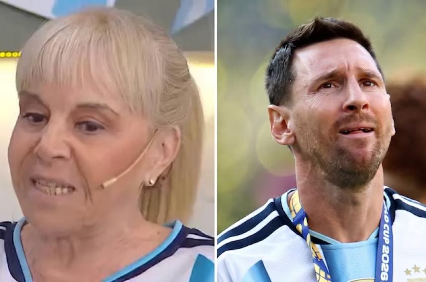 Claudia Villafañe se solidarizó con Messi y revivió el llando de Diego Maradona