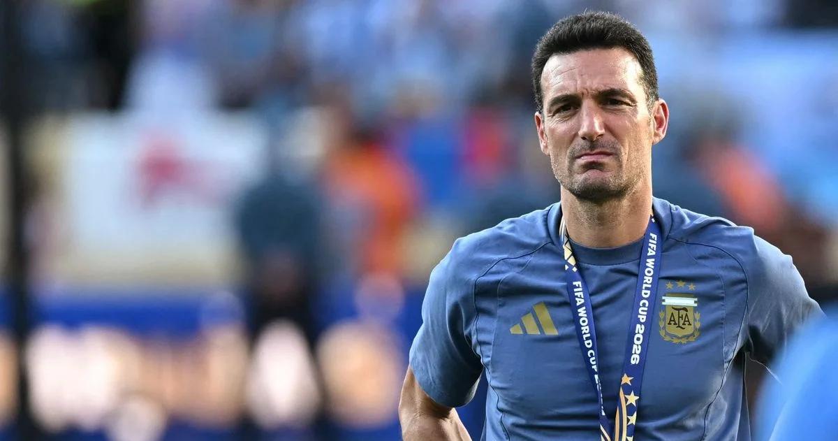 El DT de la Selección Argentina Lionel Scaloni