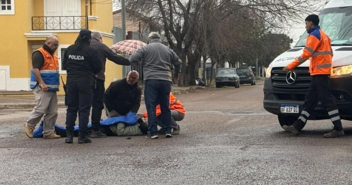 El hecho ocurrió en la intersección de las calles 5 y 106 de General Pico