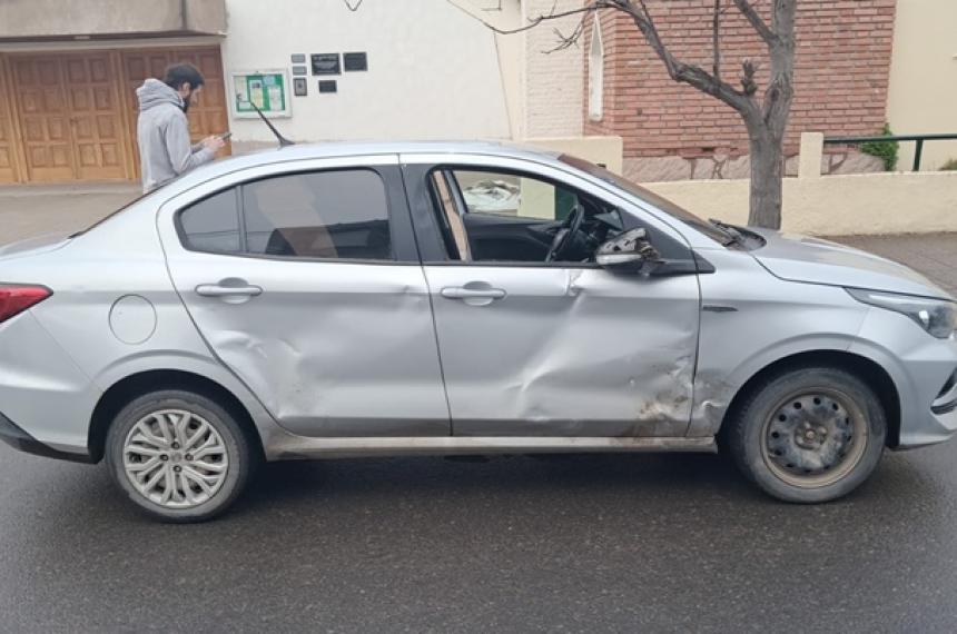 El choque se produjo en la esquina de Ra�l B Díaz y Neuquén