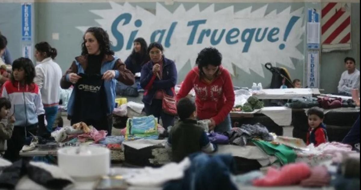 Volvió el Club del Trueque como en los años 2000