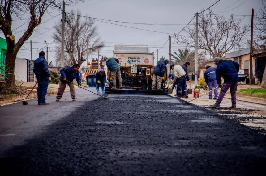 Las obras en Villa Parque llevan un avance del 30-en-porciento-