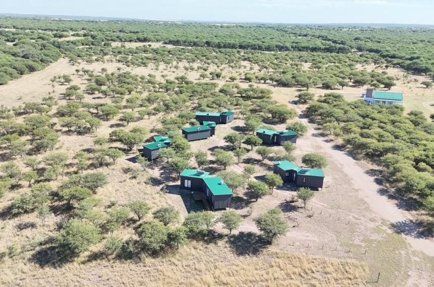 Las nuevas cabañas de Parque Luro ya est�n listas para su uso