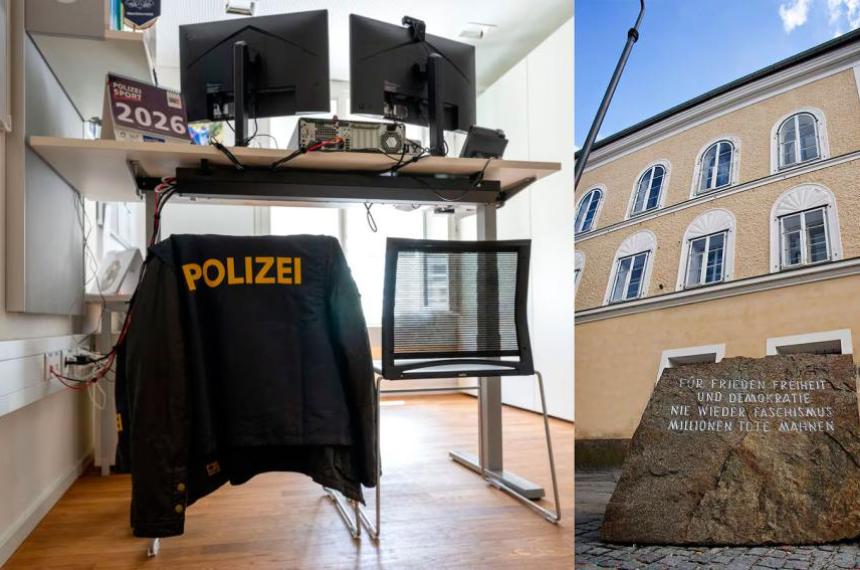 La histórica casa donde nació Adolf Hitler en Braunau am Inn fue remodelada y convertida en una comisaría de policía para evitar que contin�e siendo un sitio de peregrinación de grupos neonazis
