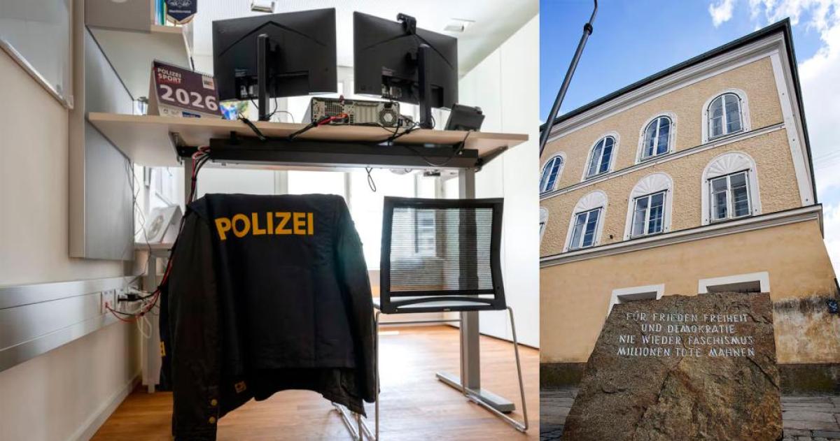 La histórica casa donde nació Adolf Hitler en Braunau am Inn fue remodelada y convertida en una comisaría de policía para evitar que contin�e siendo un sitio de peregrinación de grupos neonazis