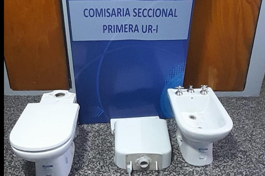 Los elementos fueron recuperados por personal de la Seccional Primera