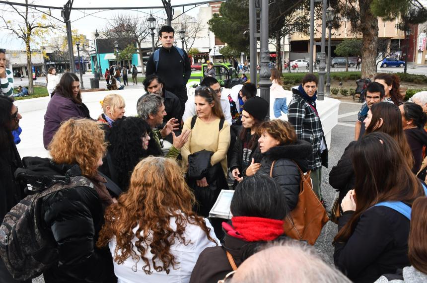 El trueque volvió a escena en la plaza San Martín