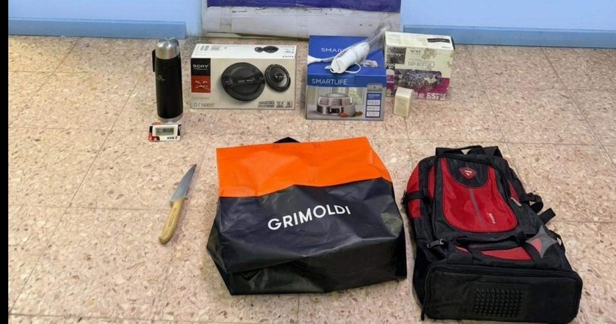Los elementos eran trnasportados en una mochila y fueron recuperados por personal de la Seccional Segunda