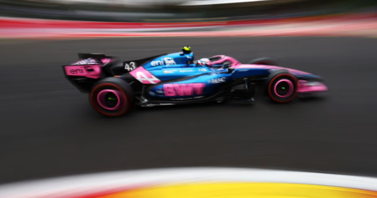 Colapinto participa del GP  de Hungría en la Fórmula 1