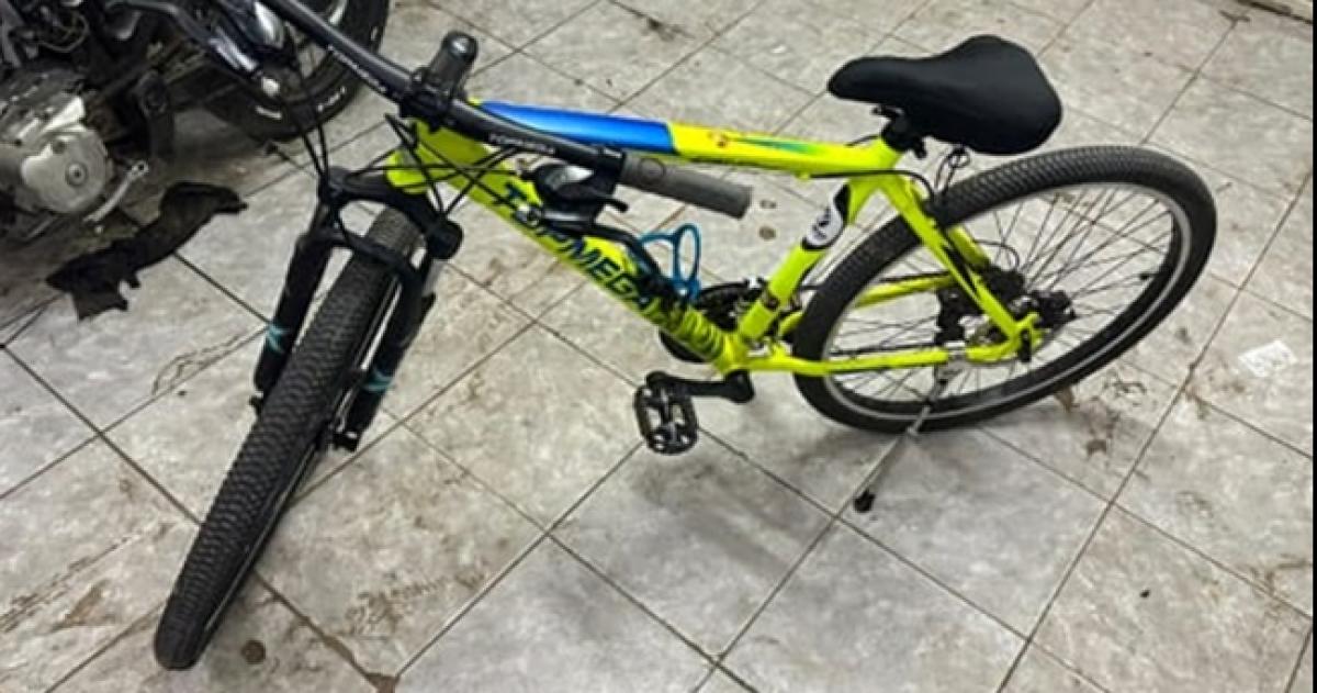 La bicicleta sustraída en el departamento fue recuperada por la policía