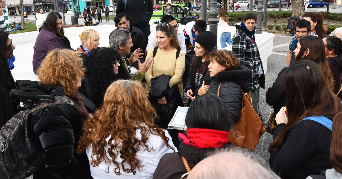 El trueque volvió a escena en la plaza San Martín