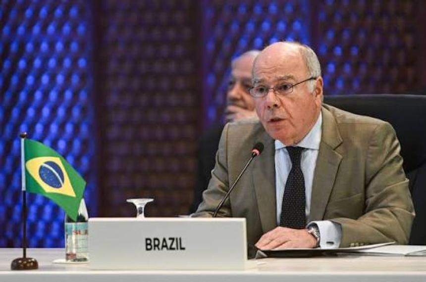 El canciller de Brasil Mauro Vieira