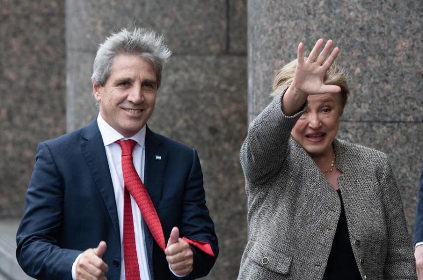Caputo y Georgieva brindarpn una conferencia de presna