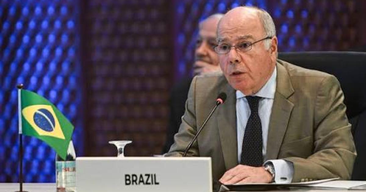 El canciller de Brasil Mauro Vieira