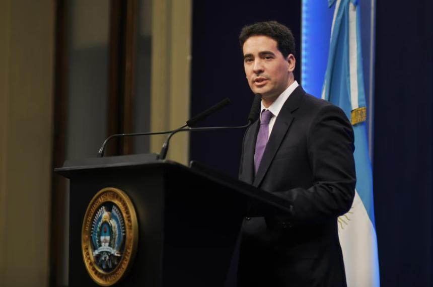 El vocero presidencial Adri�n Ravier