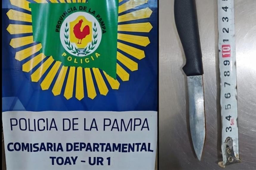 La policía secuestró el arma utilizada en el ataque