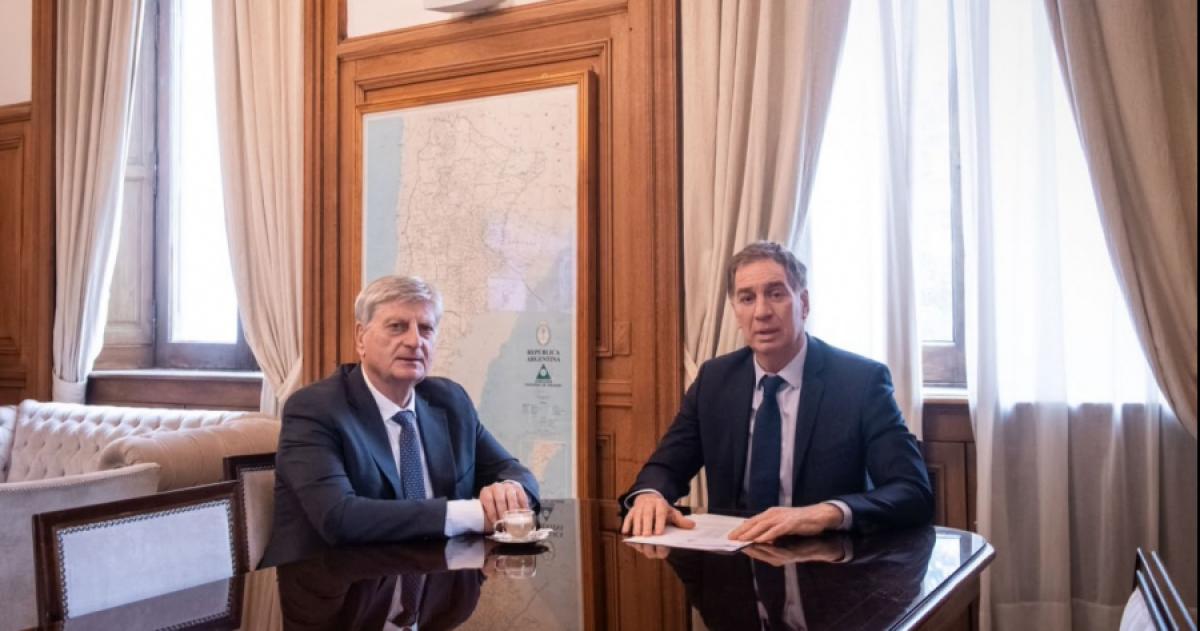 La reunión entre ZIliotto y Santilli trajo buenas noticias para la Provincia